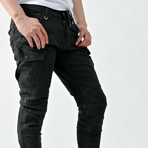 Amazon | [ライズ] カーゴパンツ 4527625114937 メンズ ブラック S